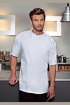 Short-Sleeve Throw-Over Chef Shirt Basic