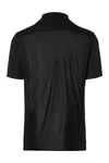 Kurzarm Überwurf-Kochhemd Basic Black (ca. Pantone 419C)