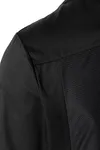 Kurzarm Überwurf-Kochhemd Basic Black (ca. Pantone 419C)