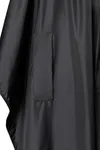 Wasserdichter Färbeumhang mit Handdurchgriffen Black