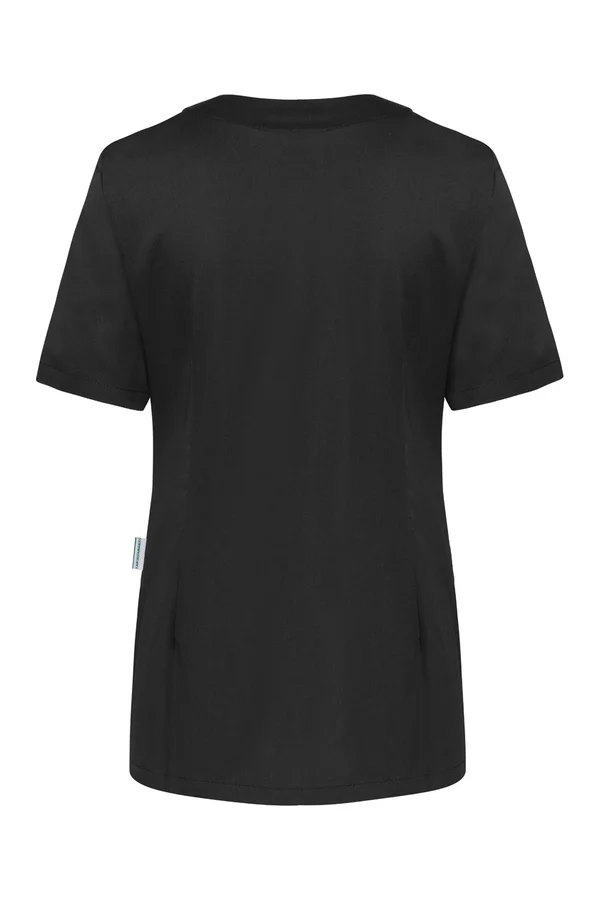 Kurzarm Damenkasack Essential Black