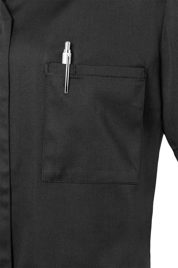 Kurzarm Damenkasack Essential Black