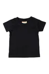 Baby-Kids Crew Neck T-Shirt Black