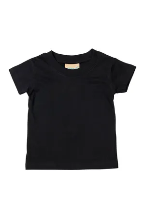 Baby-Kids Crew Neck T-Shirt Black