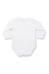 Long Sleeved Baby Bodysuit White