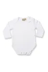 Long Sleeved Baby Bodysuit White