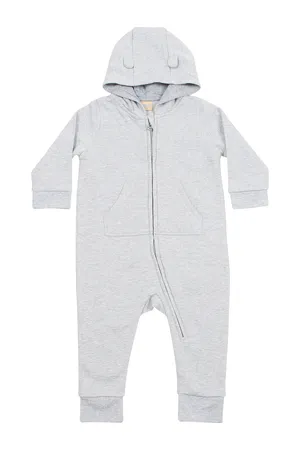 Toddler Fleece All In One Heather Grey