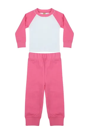 Childrens´ Pyjamas Candyfloss Pink / White