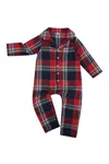 Tartan All In One Red-Navy Check