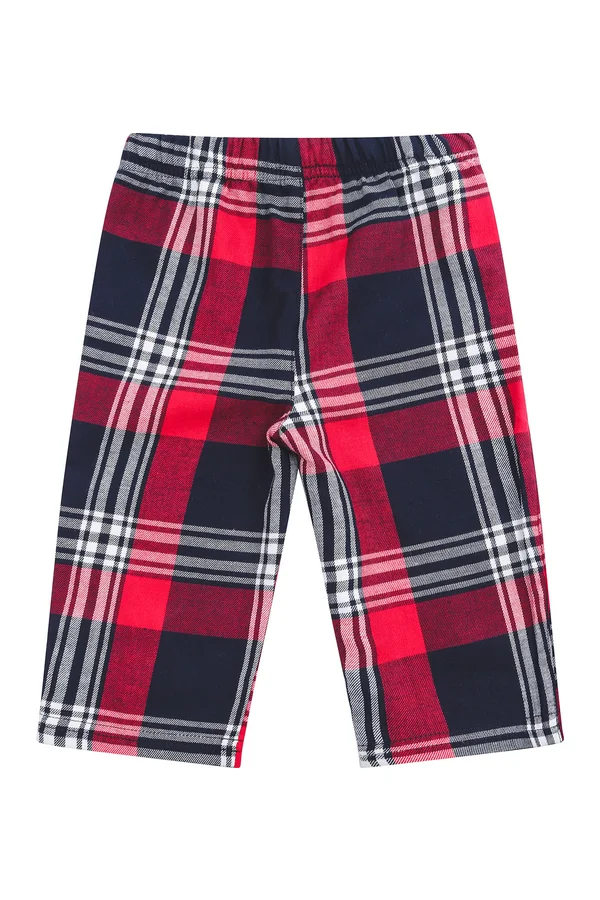 Baby Tartan Trousers Red-Navy Check