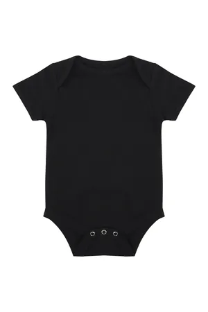 Essential Short Sleeved Bodysuit Black