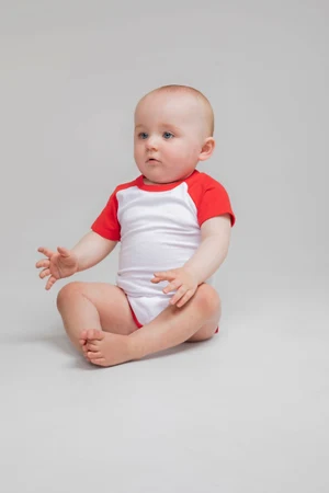 Essential Short Sleeved Baseball Bodysuit