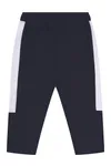 Kids Track Bottoms Navy / White