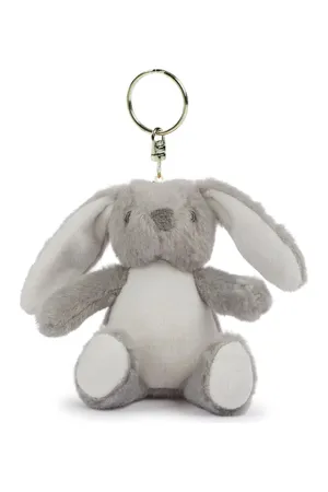 Bunny Key Ring Grey
