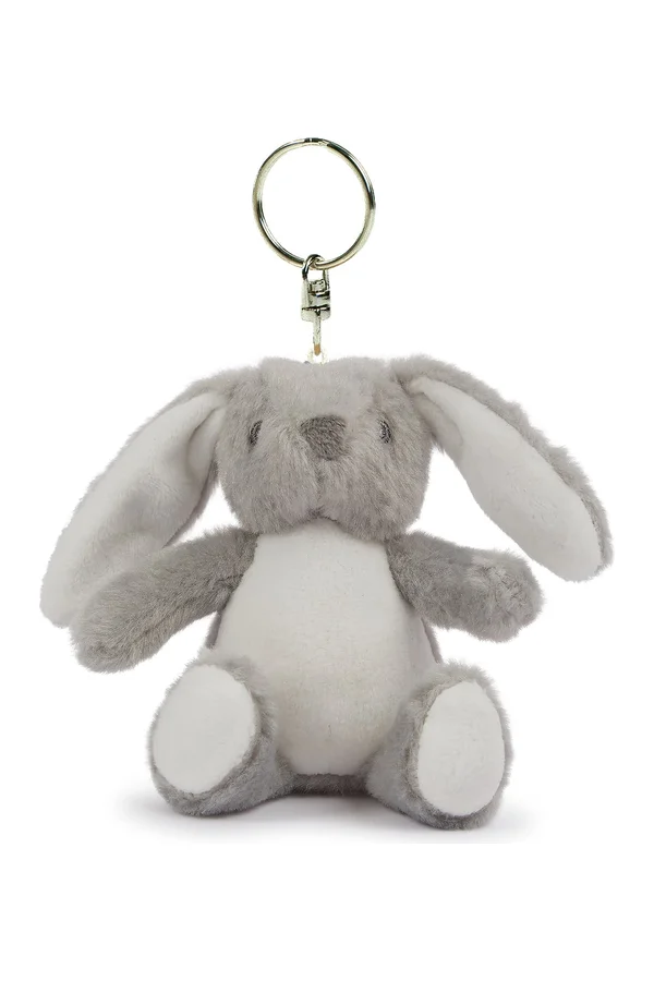 Bunny Key Ring Grey