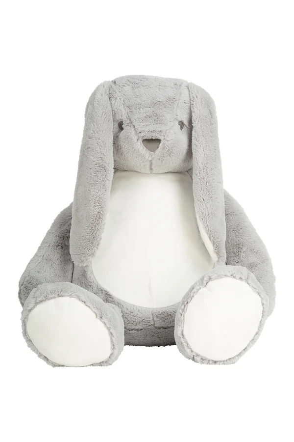Giant Zippie Bunny Grey