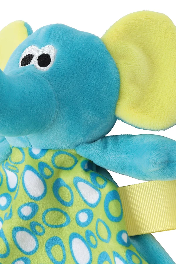 Baby Multi Coloured Comforter With Rattle Multi