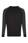 my mate - Men´s Crew Neck Sweat Black / Heather Black