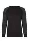 my mate - Ladies´ Crew Neck Sweat Black / Heather Black