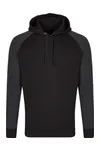 my mate - Men´s No Pocket Hoody Black / Heather Black