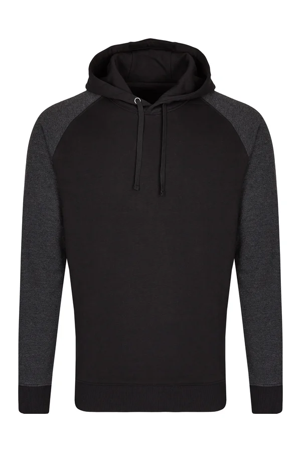 my mate - Men´s No Pocket Hoody Black / Heather Black