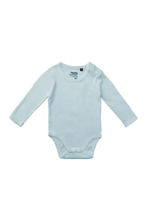 Babies Long Sleeve Bodystocking Light Blue