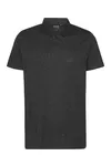 Recycled Cotton Polo black melange