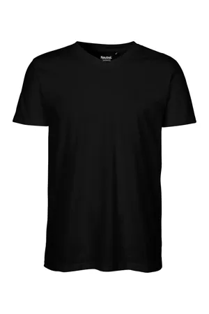 Men´s V-Neck T-Shirt Black