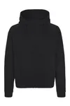 Unisex Hoodie With Hidden Zip Black
