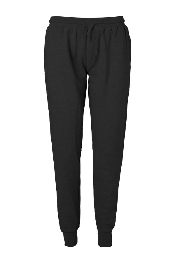 Sweatpants With Cuff And Zip Pocket Black