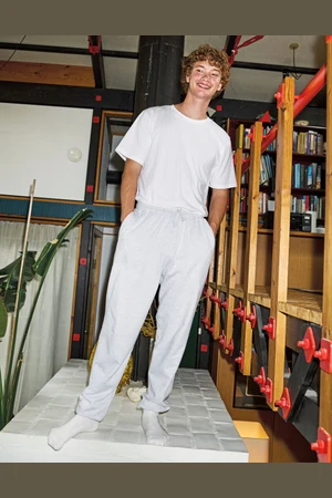 Unisex Sweatpants With Elastic Cuff