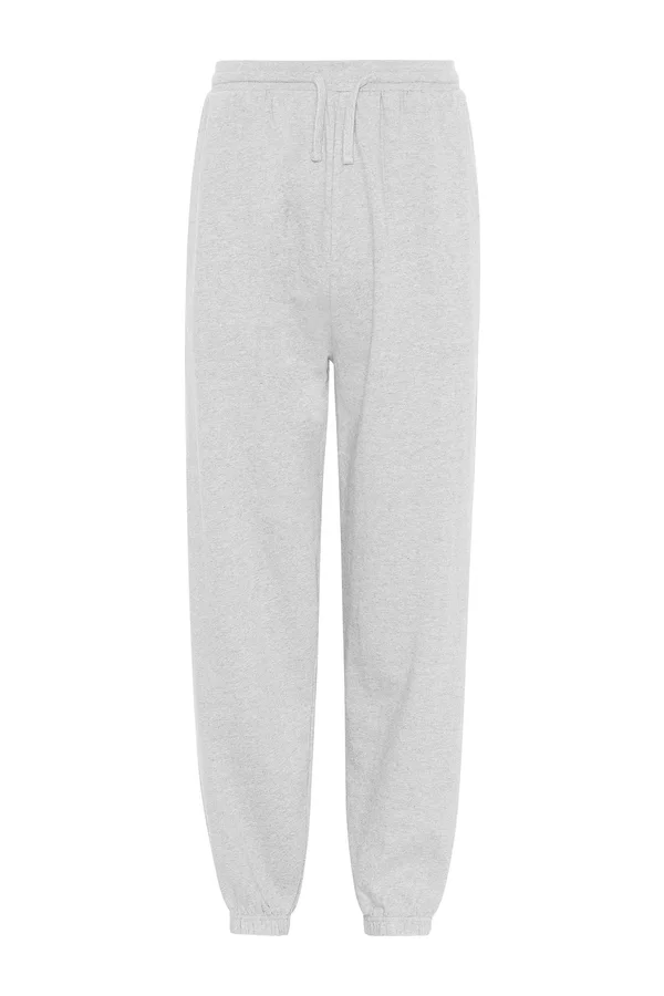 Unisex Sweatpants With Elastic Cuff ash grey