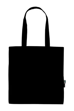 Shopping Bag With Long Handles Black