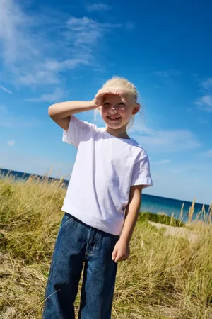 Tiger Cotton Kids T-Shirt White