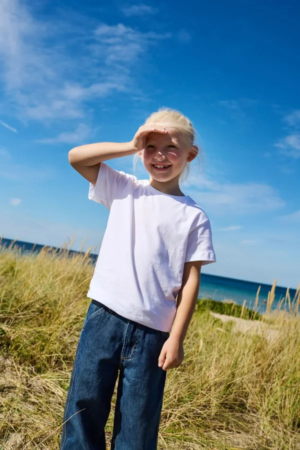 Tiger Cotton Kids T-Shirt White