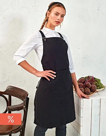 Cross Back Barista Bib Apron