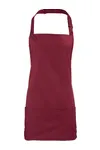 ‘Colours’ 2 in 1 Apron burgundy (ca. pantone 209c)