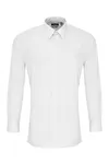 Men´s Long Sleeve Fitted Poplin Shirt White