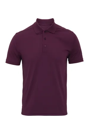 Men´s Coolchecker® Piqué Polo Aubergine (ca. Pantone 5115C)