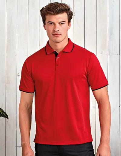 Men´s Contrast Coolchecker® Polo