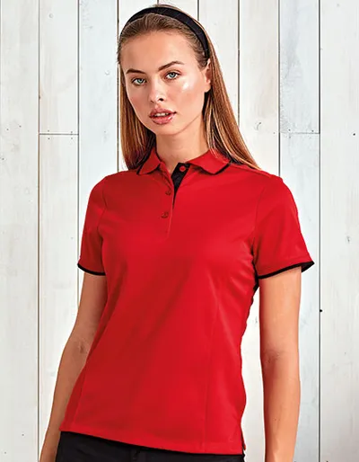 Women´s Contrast Coolchecker® Polo