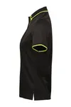 Women´s Contrast Coolchecker® Polo Black (ca. Pantone Black C) / Lime (ca. Pantone 382C)