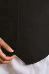 Women´s Lined Polyester Waistcoat Black (ca. Pantone Black 3C)