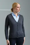Women´s Button Through Knitted Cardigan Charcoal