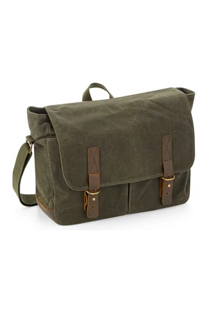 Heritage Waxed Canvas Messenger