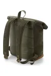 Heritage Waxed Canvas Backpack Olive Green