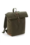 Heritage Waxed Canvas Backpack Olive Green