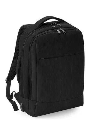 Q-Tech Charge Convertible Backpack Black