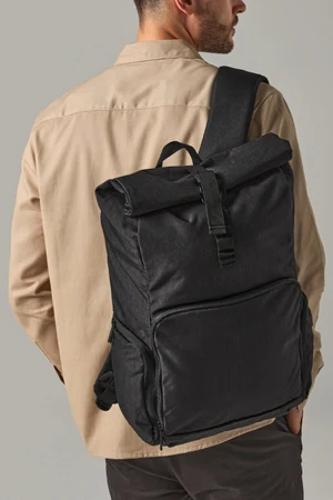 Q-Tech Charge Roll-Top Backpack