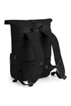 Q-Tech Charge Roll-Top Backpack Black